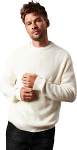 Burton - Pullover Rundhalsausschnitt für Herren BW1778 (M) (Naturweiß) Burton - Pullover Rundhalsausschnitt für Herren BW1778 (M) (Naturweiß)