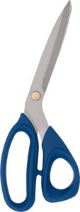 Victor Stoffschere in Blau ca. 23cm lang Schere zum schneiden von Stoff, Basteln und Nähen, Haushaltsschere, Bastelschere