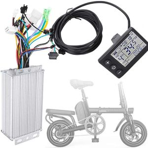 350W 36V-48V Elektrofahrrad Controller, LED LCD Display, Buerstenloses E-Bike Controller,für Elektrofahrräder, Wasserdichtes