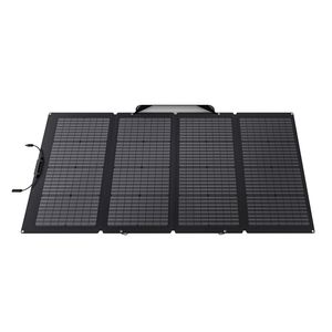EcoFlow 220W Solarpanel faltbar, Doppelseitiges Solar Panel für Balkon Solaranlage, Photovoltaik, Solar Panels für Balkon