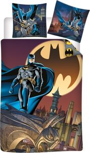 Bettwäsche Batman, für Einzelbett, Bettbezug 140 x 200 cm + Kissenbezug 65 x 65 cm, PolyBaumwolle