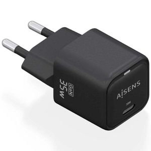 Aisens Wandladegerät ASCH-35W1P023-BK/ 1xUSB Typ-C/ 35W