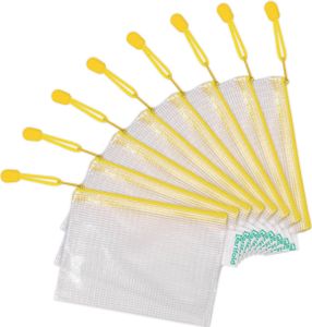 tarifold Reißverschlusstasche ZIPPER DIN A6 PVC gelb 1 Stück