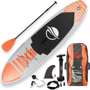 SereneLife Stand Up Paddling Board Set, SUP Board Komplettes Zubehör, Stand Up Paddle Board für Kinder & Erwachsene, Surfbrett & Tragetasche