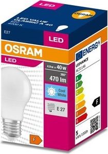 LED žiarovka 4,9W = 40W 4000K E27 230V A60 LEDVANCE