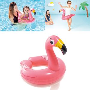 Intex 59220NP - Schwimmring mit Tierkopf - Aufblastier Schwimmtier Schwimmreifen - Flamingo