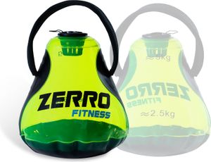 CCLIFE Wassergefüllte Kettlebell Kessel-förmig Wassereinspritzung Kettlebell Verstellbar Max. 5kg Grün