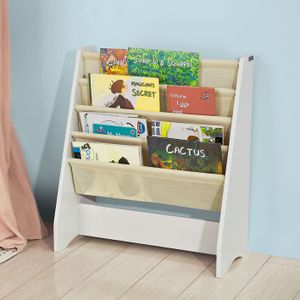SoBuy® Kinder-Bücherregal,Büchergestell,Zeitungsständer,FRG225-W SoBuy® Kinder-Bücherregal,Büchergestell,Zeitungsständer,FRG225-W