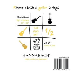 Hannabach 890MT-1/2 - medium für 1/2-Gitarre