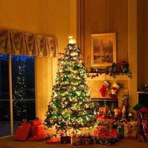 Weihnachtsbaum künstlich 150 cm, Natürlich und Echt Premium schwer entflammbar Christbaum mit Metall Christbaum Ständer Ø ca. 75 cm, Einfache Montage
