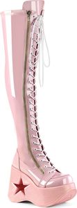 DYNAMITE-300 Damen Boots von DemoniaCult, Rosa , EU 39, US 9 DYNAMITE-300 Damen Boots von DemoniaCult, Rosa , EU 39, US 9