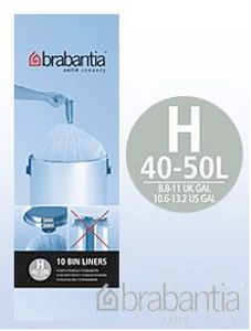 1x Brabantia Müllbeutel "H" 40-50 Liter Mülleimertüten, Sack