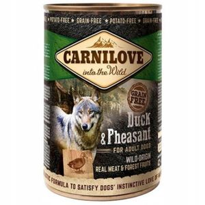 Carnilove Dog Wild Meat Duck & Pheasant Adult - kachna a bažant konzerva 400g