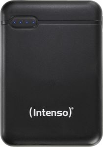 Intenso Powerbank XS5000, mobilie Ladestation mit 5000 mAh, Schwarz