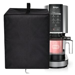 Eismaschine Abdeckung, Staubschutzhülle für Eismaschinen aus 600D Oxford-Stoff, 43x27x46cm, für Ninja Swirl Creami Eiscreme-Softeismaschine NC701