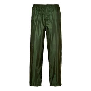 Portwest - Pánske nohavice do dažďa "Classic" PW313 (XL) (olivovo zelená)