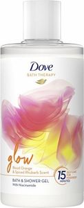 Dove Bath Therapy Bad und Duschgel glow Blutorange & Rhabarber 400ml Premium 3fach Pflege