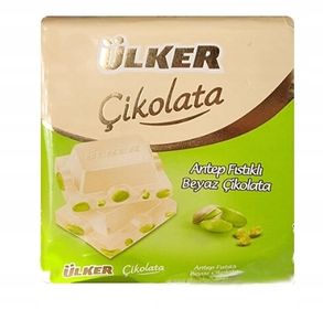 Ulker Weiße Schokolade Dubai mit Pistazien 65g