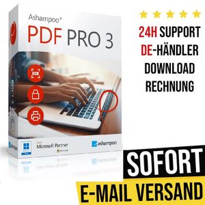 Ashampoo PDF Pro 3 | Dauerlizenz | Sofort-Download | Vollversion