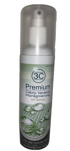 3C Premium Cabrio Verdeck Imprägnierung UV-Schutz 250ml für alle Natürlichen und Synthetische Faser