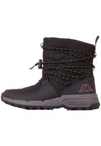 Kappa Damen Stiefelette Winterschuh Boots 243239 schwarz/pink, Schuhgröße:42 EU