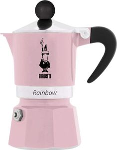Bialetti Caffettiera Kaffeemaschine, Metall, Pinke Farbe, 1 Tasse