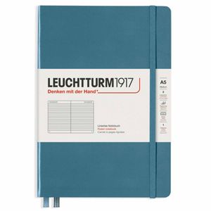 Leuchtturm1917 Notizbuch Hardcover A5 stone blue liniert