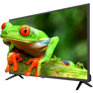 Telewizor HD 24" do kampera, ciężarówek, przyczep kempingowych Kiano KS24T Slim TV z ładowarką samochodową i kablem sieciowym