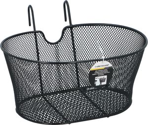 Dunlop Fahrradkorb 12 Liter - mit Aufhängehaken - Passend für jedes Citybike - Aluminium - Schwarz Dunlop Fahrradkorb 12 Liter - mit Aufhängehaken - Passend für jedes Citybike - Aluminium - Schwarz