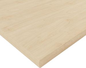 Bisley Tischplatte 140x80 cm in Walnuss, Schreibtischplatte aus Holz, Holzplatte, Spanplatte kratzfest beschichtet mit ABS-Kante für DIY Homeoffice