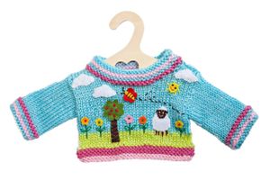 Heless puppenbekleidung Strickpullover 28-35 cm, Farbe:Multicolor