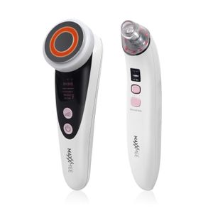 MAXXMEE Gesichtspflege Professional mit 3 Modi - 2er-Set MAXXMEE Gesichtspflege Professional | Wiederaufladbar per USB | Set aus Gesichtsmassagegerät und Porenreiniger | Betriebsdauer: ca. 1,5  3 h, Ladedauer: ca. 3 h. Mit 3 Modi [600 mAh]