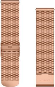 Garmin - Zastępczy/wymienny pasek na rękę - Zastępczy pasek na rękę 20 mm metalowy różowe złoto - 010-12924-24