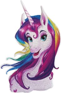 ROTH Bügelbild, gestickt, Einhorn