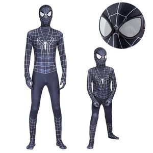 Kinder Jungen Spider-Man Superheld Kostüm Overall Kostümparty Showkostüm # 7-9 Jahre / 122-134