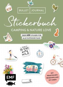Bullet Journal Stickerbuch - Camping & Nature Love - Über 600 Sticker für alle Outdoor-Fans