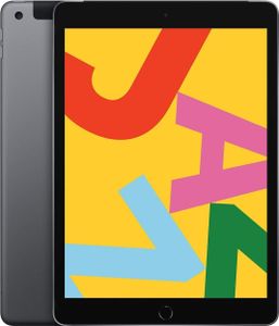 2019 Apple iPad (10,2-zoll, Wi-Fi + Zellular, 128GB) Space Grau (Generalüberholt)