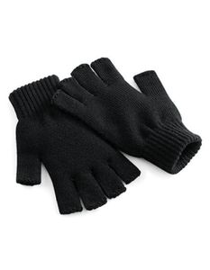 Fingerless Gloves / Winter Handschuhe - Farbe: Black - Größe: S/M
