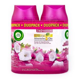 Air Wick Freshmatic Silk & Lily Freshness Duo-Pack, 2x 250 ml