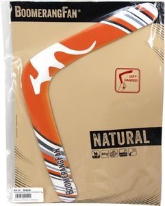 Boomerang NATURAL 80 gr - Zweiflügler Bumerang für Linkshänder