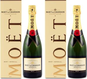 Champagne Moet & Chandon - Imperial Brut x2 - Sous etui 75cl