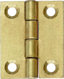 100 Schatullen Gerollte Scharniere  20 x 25 mm Vermessing