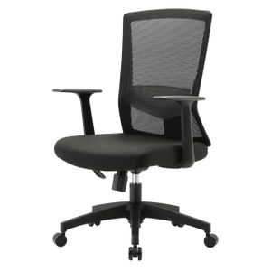SIHOO Bürostuhl Schreibtischstuhl, ergonomische S-förmige Rückenlehne, atmungsaktiv verstellbare Taillenstütze  schwarz