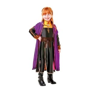 Anna Frozen 2 Die Eiskönigin Kostüm deluxe für Kinder, Größe:L (7-9 Jahre)