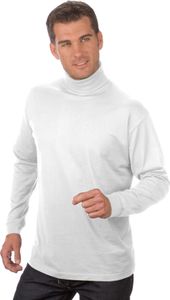 QUALITYSHIRTS Langarm Rolli - Gr. XL - weiß QUALITYSHIRTS Langarm Rolli - Gr. XL - weiß