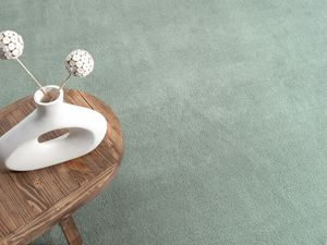Relax waschbarer Kurzflor Teppich; Farbe: grün; Größe: 200 x 200 cm round