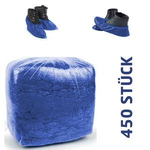 Einweg Schuhüberzieher 450x Stück Überschuhe in Blau PP Überzieher Schuhschutz