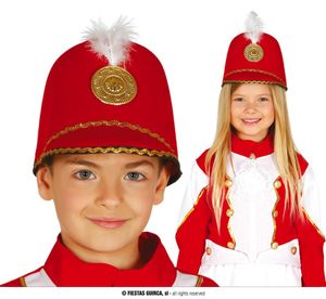 roter Hut Kappe Majorette für Kinder