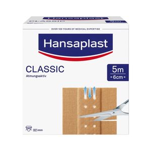 Hansaplast Classic Plasters - 5 metrov - 5 m x 6 cm | Balenie (5 m)