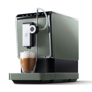 Tchibo Kaffeevollautomat Esperto Pro mit One Touch Funktion für Caffè Crema, Espresso und Milchspezialitäten, Metallic Mint